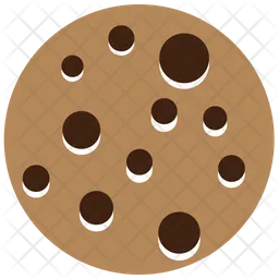 Chocolate chip cookie  Icon