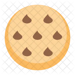 Chocolate chip cookie  Icon