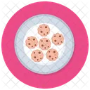 Chocolate Chip Cookies Chocolate Cookies Biscuit Icon