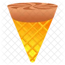 Ice Cream Chocolate Cone Dessert Icon