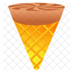 Chocolate Cone  Icon