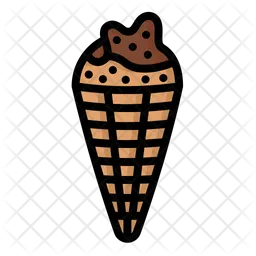 Chocolate Cone  Icon