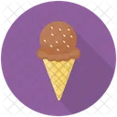 Chocolate Cone Ice Cream Ice Cone Icon