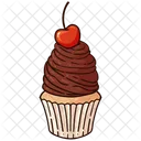 Chocolate Cupcake Chocolate Cake Icon