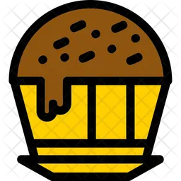 Chocolate Cupcake  Icon