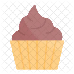 Chocolate cupcake  Icon