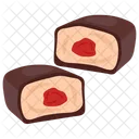 Chocolate Curds Dessert Baking Icon