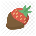 Strawberry Dipped Choclate Dipped Icon