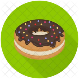 Chocolate Donut  Icon