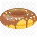 Chocolate Donut Doughnut Icon