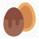 Chocolate Egg Chocolate Sweet Icon