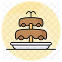 Chocolate Fountain Sweet Icon