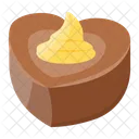Creamy Birthday Heart Icon