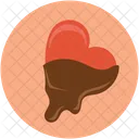 Chocolate heart  Icon