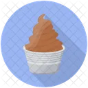 Chocolate Ice Cream Sundae Dessert Icon