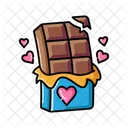 Chocolate Valentine Love Icon