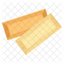 Blanco Chocolate Bar Icono