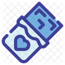 Chocolate Chocolate Bar Heart Icon