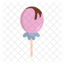 Chocolate melt in lollipop  Icon