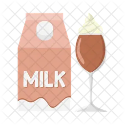 Chocolate milkshake  Icon