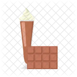 Chocolate milkshake  Icon