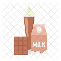 Chocolate milkshake  Icon