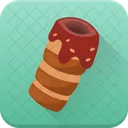 Chocolate Roll Baked Icon