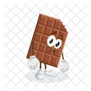 Sad Pose Sticker Art Icon