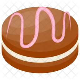 Chocolate Vanilla Cake  Icon
