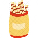 Chocolate Wafers Beverage Drink Icon