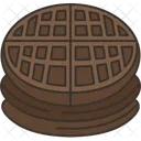 Chocolate Waffle Waffle Chocolate Icon
