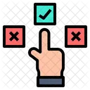 Choice Adjudication Resolving Icône