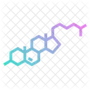 Cholesterin Molekul Cholesterin Struktur Symbol