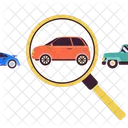Choosing car for rent  Icon