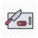 Chop Beef Meat Icon