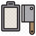 Chopping Boardcleaver Restaurant Kitchen Icon
