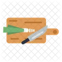 Chopping Board Knife Food Icon