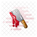 Knife Chopping Scary Icon