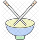 Chopsticks Lineal Color Icon Icon