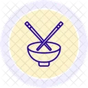 Chopsticks Eat Food Icon