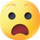 Choque Surpresa Emoji Ícone
