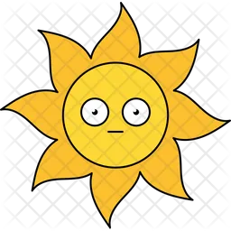 Sol de choque Emoji Icono