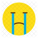 Chorar Triste Emoji Ícone