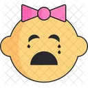 Bebe Menina Cabeca Ícone