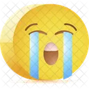 Chorando Triste Emoji Ícone