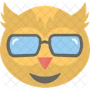 Chouette Emoji Visage Icon