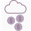 Chovendo Chuva Dolar Icon
