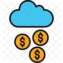 Chovendo Chuva Dolar Icon