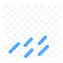 Nuvem Angular Chuva Zap Chovendo Chuva Ícone