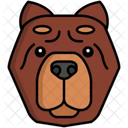 Chow Chow dog  Icon